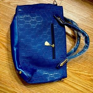 Brand new dark blue purse (4piece)
